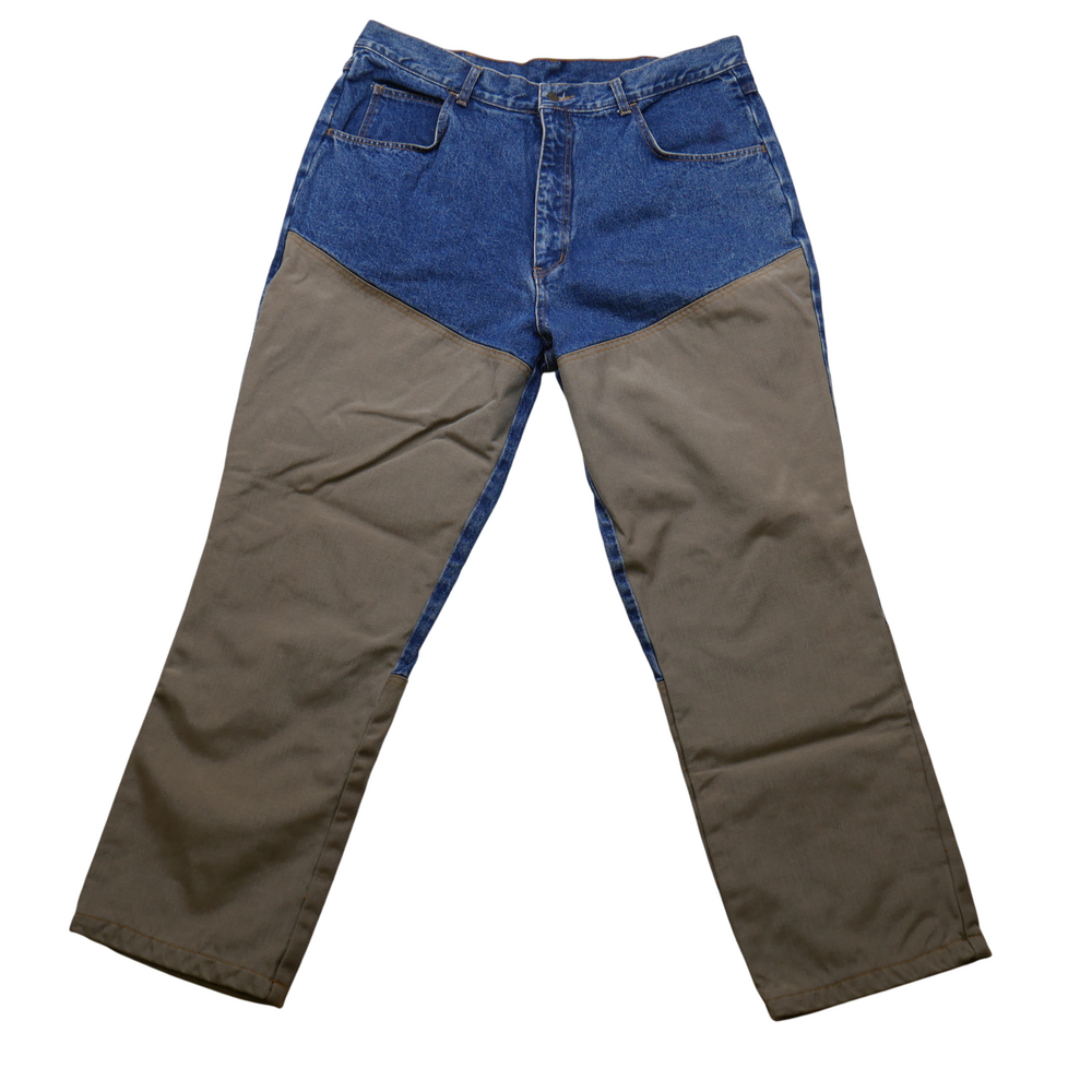 Browning Pants Mens 36x30 Brush Guard Hunting Denim Double Knee Straight Leg
